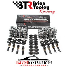 Brian Tooley GM LS .660" Platinum BTR Valve Spring Kit Steel Retainers LS2 LS1
