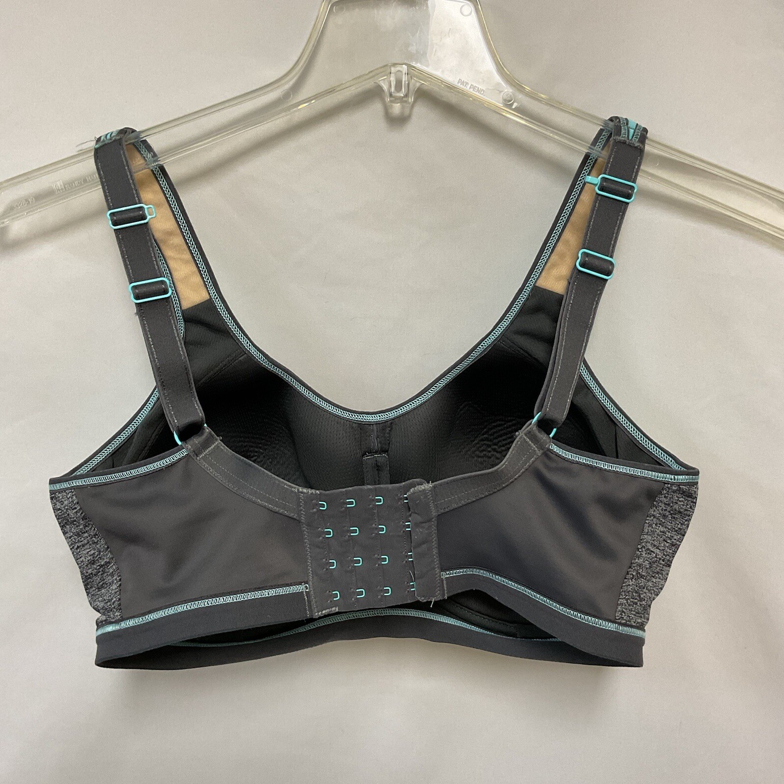 Freya Active 32G Sports Bra Grey Aqua Blue Epic U… - image 3