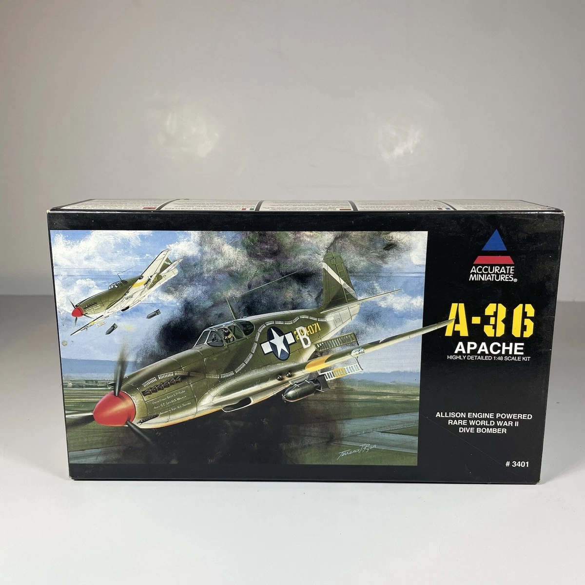 アキュレイトミニチュア　1/48 a-36 アパッチ Amazon | 1/48 Apache A-36 ダイブ ボンバー アリソン エンジン 正確な