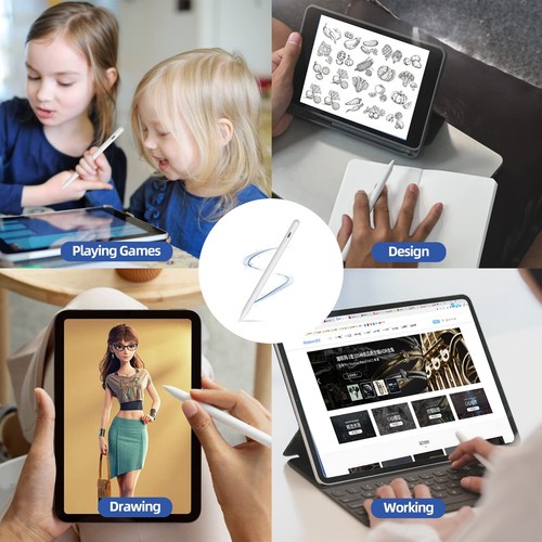 Stylus Pen Stift Magnetisch Pencil für Apple iPad 9/8/7, Air 3/4/5, Mini 5/6 - Bild 12 von 19