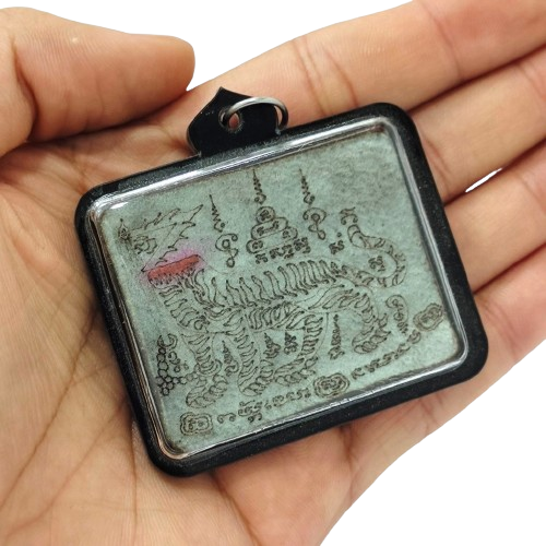 Headless Tiger Talisman with Character Thai Amulet Power Protection Mini Yant - Picture 6 of 6