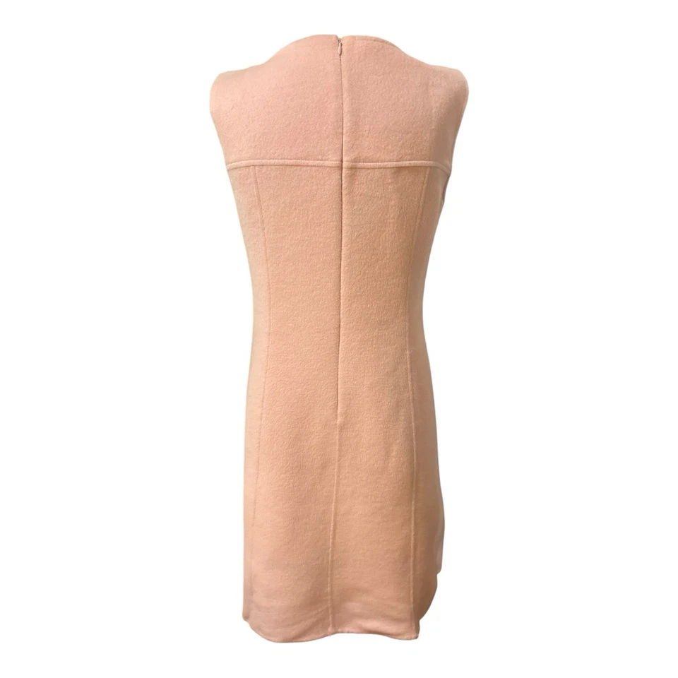 Vestido de Lana Rosa Vintage Courrèges “Bye Bye Baby” - Finales de los años 60 - Mod Minimalismo Foto 3 de 4