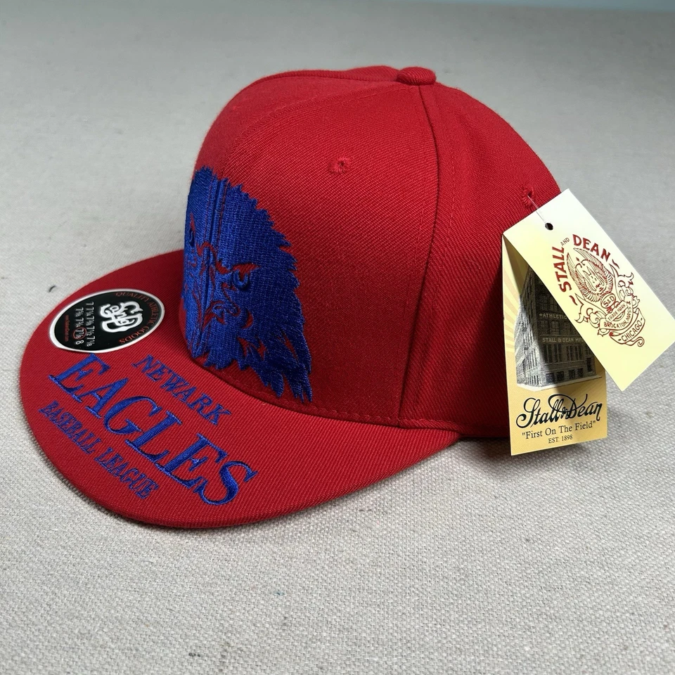 Stall & Dean Newark Eagles Hat Negro League Embroidered Baseball Fitted 7 7/8 - Image 2 of 4