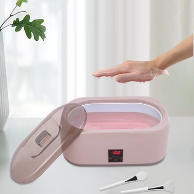 4L Electric Wax Heater for Hands & Feet LED Temp Control 110V 200W Pink