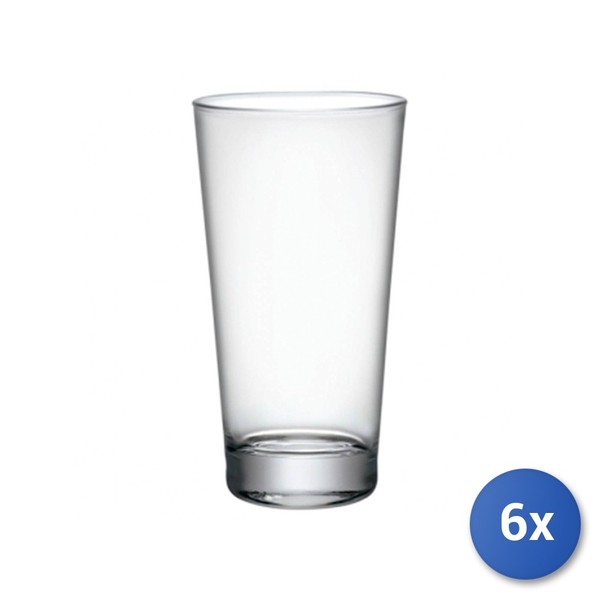 6X Packung 3 TrinkgläSer Aus Glas Sestriere Bibit 39 Cl Transparent Bormioli-image
