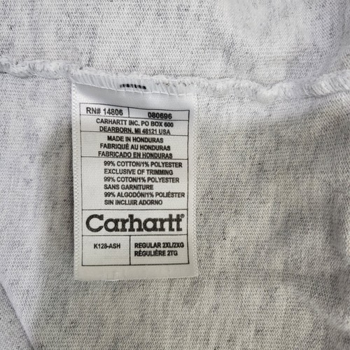 Camicia Carhartt Henley manica lunga da lavoro tasca maglietta casual 2XL leggi* - Foto 5 di 12
