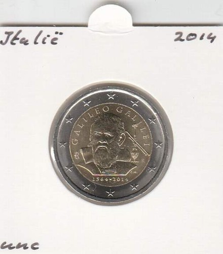 Italië / Italie / Italy 2 euro 2014 UNC : Galileo Galilei - Picture 1 of 1