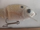 CUSTOM LURE WOOD HAND CARVED JOINTED CRANKBAIT SQUARE BILL  RARE  MICHIGAN  — photo 9