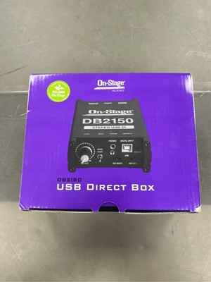 On-Stage DB2150 Passive Stereo USB DI Box