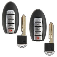 KeylessOption Keyless Entry Remote Starter Smart Car Key Fob for Nissan Armad...