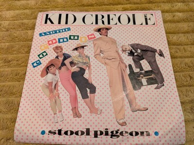 KID CREOLE-STOOL PIGEON/IN THE JUNGLE WIP6793(1982) VG+/VG+ 7'' PICTURE SLEEVE