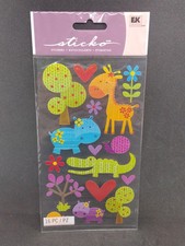 New Sticko PATTERNED SAFARI Stickers ANIMALS FREE SHIP EK Success