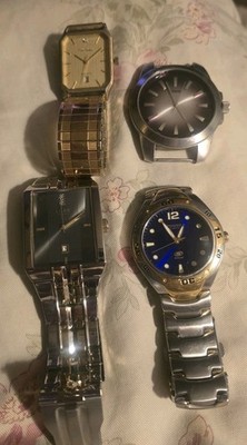 Lot of 4 men's wrist watches