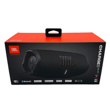 JBL Charge 5 Wireless Waterproof Speaker - Wi-Fi Bluetooth - Black - Open Box