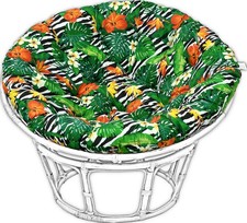 Sitzkissen Papasan Rattan Kissen Auflage für Hängesessel Hängeei Schaukel 100 cm