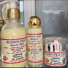 Golden Face body lotion  vitamin E. 250ml, Serum, Face Cream pls old bottle