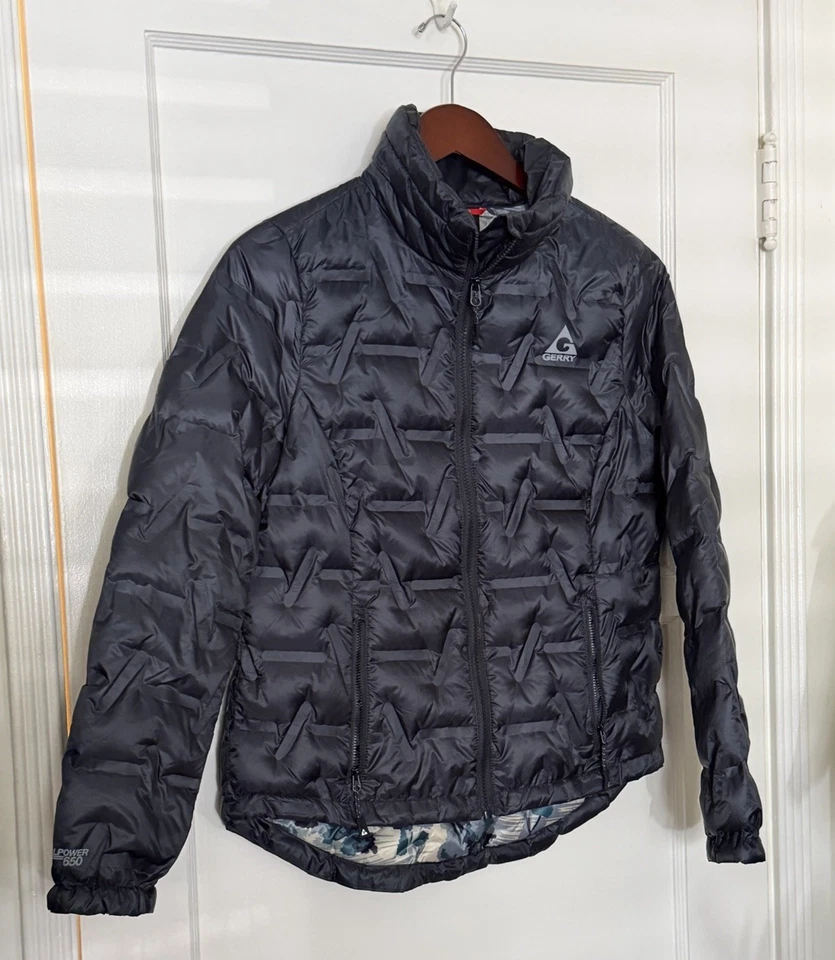 Gerry Women's Page Zip Front Navy Blue Puffer Coat Warm Down 650 S Small - Image 2 of 4