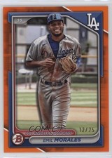 2024 Bowman Draft Orange 12/25 Emil Morales #BD-113 0e3u