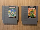 Teenage Mutant Ninja Turtles TMNT 1 & 2 II Lot (NES) Authentic, Tested
