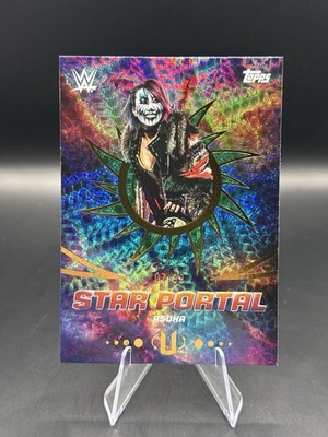 Asuka 2025 Topps Universe WWE Star Portal #SPO-22 Green Electric 7/99 Card