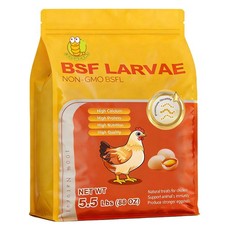 5.5LB Dried Black Solider Fly Larvae, BSFL is High Protein Chicken Feed with ...