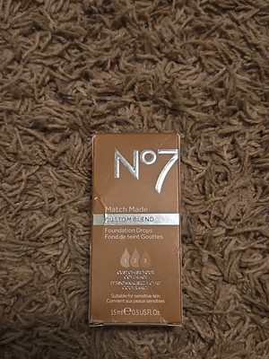 No7 Match Made Foundation Drops Deeply Honey 15 ml / .5 fl oz New in box