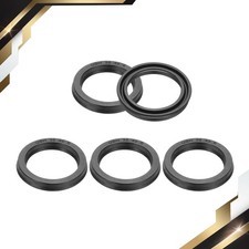 5Pcs 35x45x6mm Oil Seal Lip Seals Nitrile Rubber Cover Radial Shaft Black