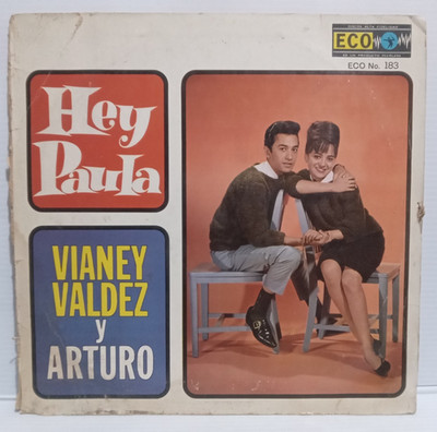 VIANEY VALDEZ & ARTURO LOS APSON MEXICAN ROCK & ROLL HEAR! LP 1963 PAUL & PAULA
