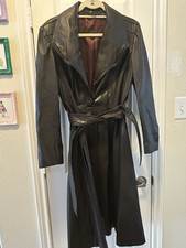 Wilson leather Vintage Matrix Style Trench Wi...