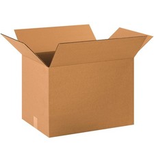 20-Pack Corrugated Cardboard Boxes, 20"L x 14"W x 14"H, Medium, Shipping, Moving