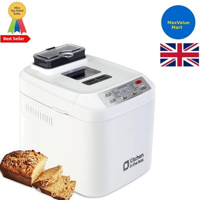 Brotbackautomat, Küche im Karton 12-IN-1 Programme Brotbackmaschinen, weiß