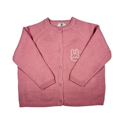 MomiDream Girls Cardigan Sweater Soft Knit Button jacket kids 3-6 Years