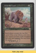Clear the Land Magic: Mercadian Masques #235 1999 READ 0b5