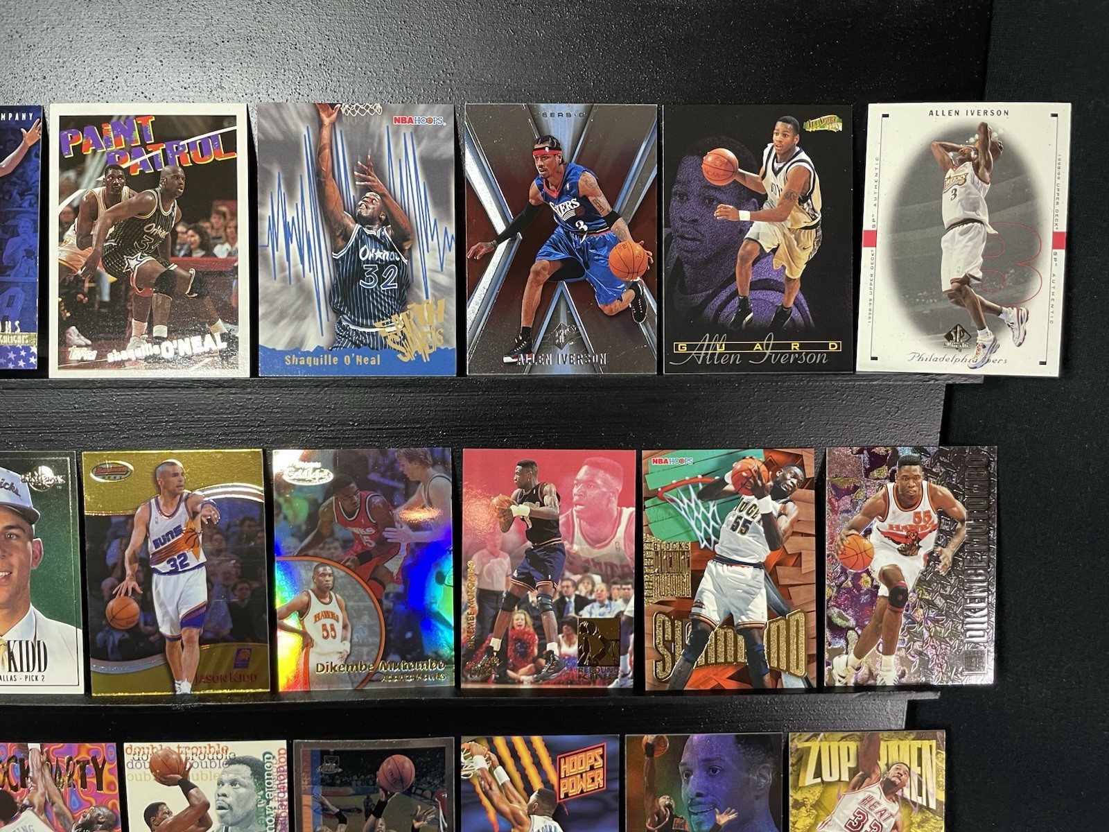1990s Refractor/ Insert/ Parallel 80-Card Basketball Lot Die-Cut HOF Jordan NRMT view 3