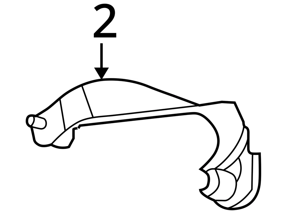 Brazo de control superior SE ADAPTA A DODGE DAKOTA DURANGO 2000-2004 5166385AA - NUEVO OEM Foto 3 de 3