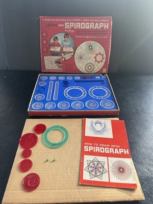 Kenner Spirograph No. 401 Vintage Artistic Fun Nearly Complete!