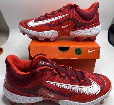 Nike Alpha Huarache Elite 4 MCS Baseball Cleats Red Mens Size 11.5