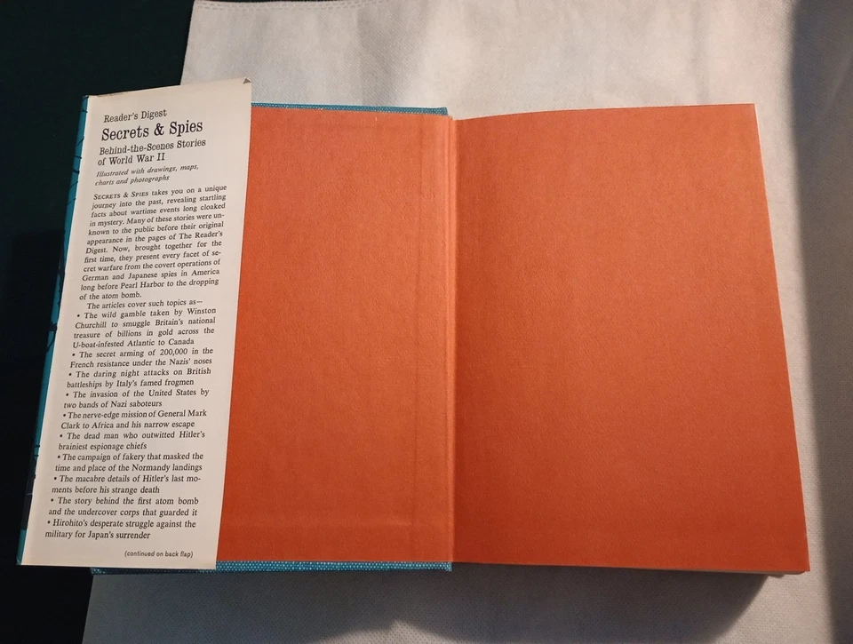 Secrets & Spies: Behind the Scenes Stories of World War II 1964 HARDCOVER  — 第 2/4 张图片