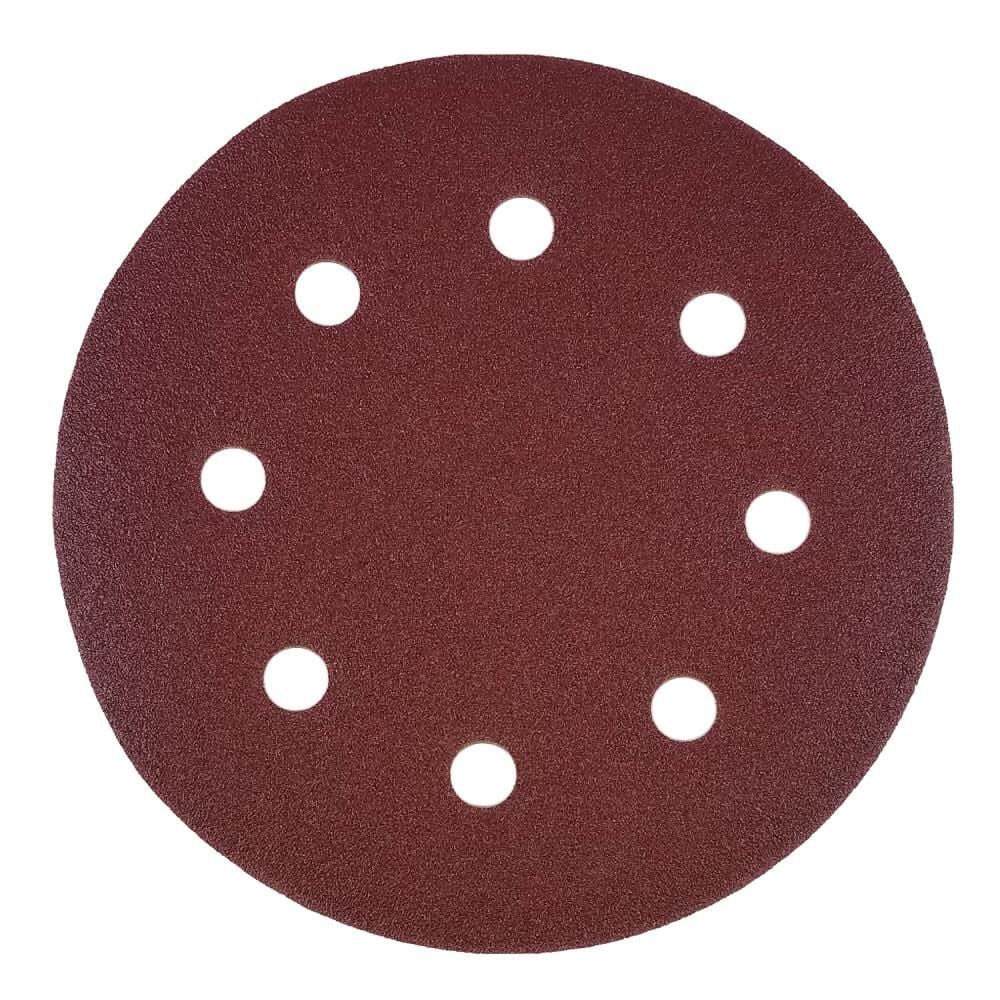 Bn Products Sdr7 7-дюймовые шлифовальные диски с крючками и петлями - зернистость 240 / очень мелкая - 10 упаковок