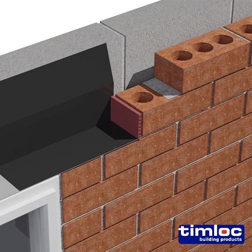 Timloc Cavity Wall Weep Vent - Terracotta - 1143Te - Box Of 50 Loc1143te - Image 2