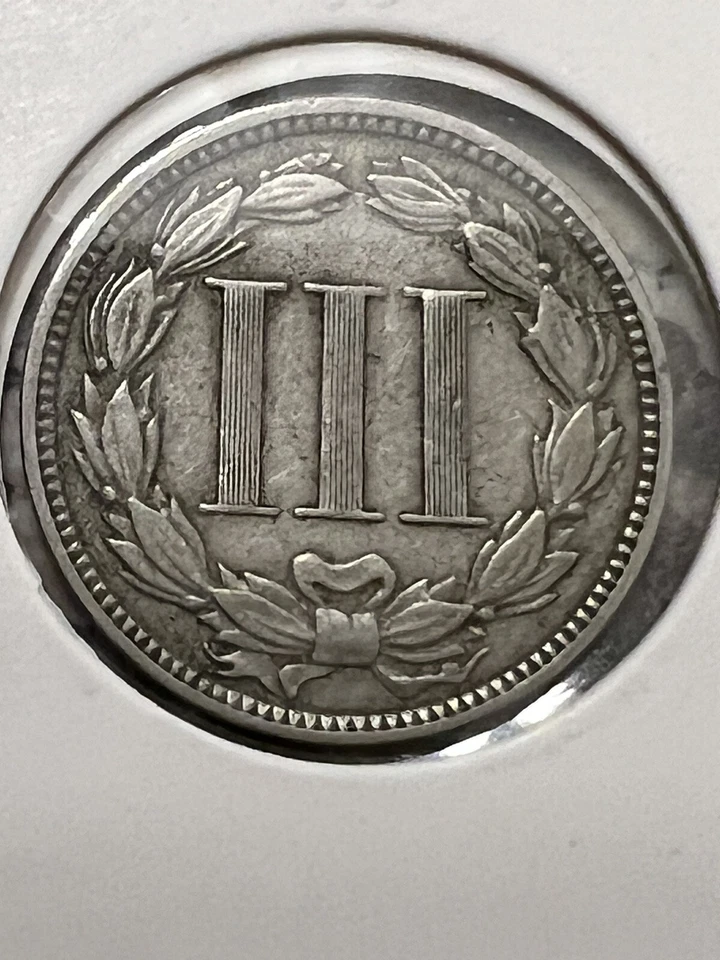 1870 Nickel 3 cent Piece - Image 2 of 3