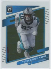 2021 Donruss Optic Yetur Gross-Matos Carolina Panthers #161