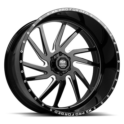 26X14 HD PRO FORGED HDPRO-01 HORNET 6X139.7 GLOSS BLACK MILLED - Wheel - (LEFT)