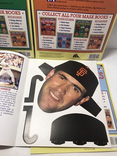 Complete Set of All 4 Major League Baseball All-Star Mask Books - 1990 - Picture 12 of 22