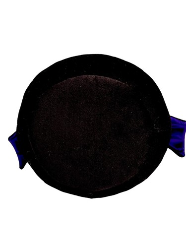 Plush Black Orange & Purple Bat Halloween Candy Trick or Treat Bag Bucket Basket - Picture 5 of 6