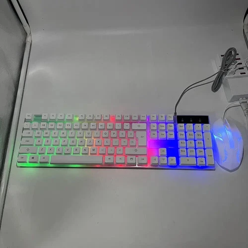 Gaming Keyboard And Mouse Set KM-5003 Colorful And 3D Keyboard - Picture 3 of 7