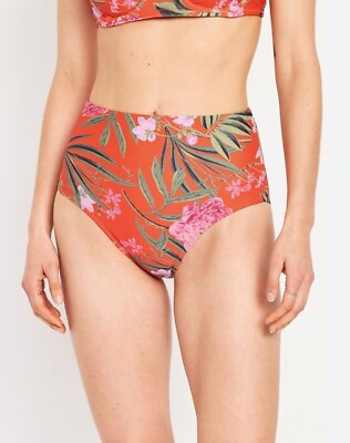 Old Navy Women’s High-Waisted French-Cut Bikini Swim Bottoms Size Large