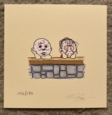 Peanuts Charlie Brown Michael Myers Jason Movie Art Print Mondo Poster Raid71