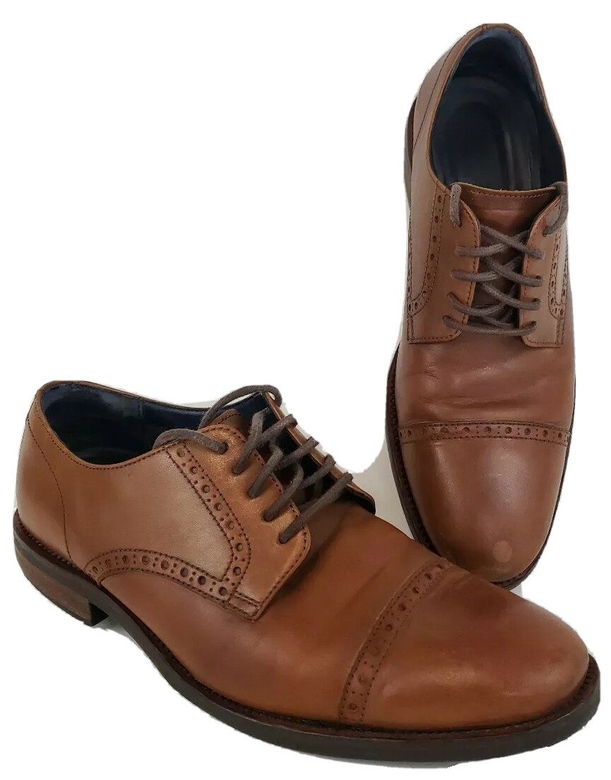 Leather Cap Toe Watson Oxford Shoes 