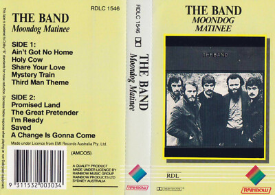 THE BAND Moondog Matinee  - Cassette - Tape   SirH70